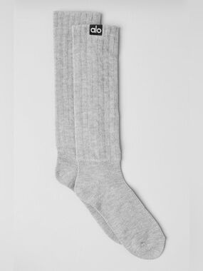 ALO Yoga Unisex Scrunch Sock (Size M)